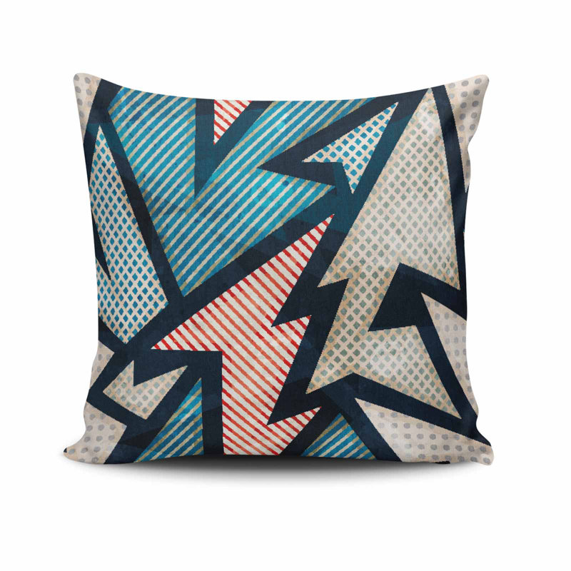 Escarment Decorative Cushion Cover, 17 x 17 Inches, 50% Cotton / 50% Polyester | Machine Washable at 104°F, Ironable, Concealed Zip Closure | Perfect for Living Room, Bedroom, and Stylish Home Décor
