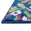 Tapis floral bleu marine / rose / jaune Holle-428433006