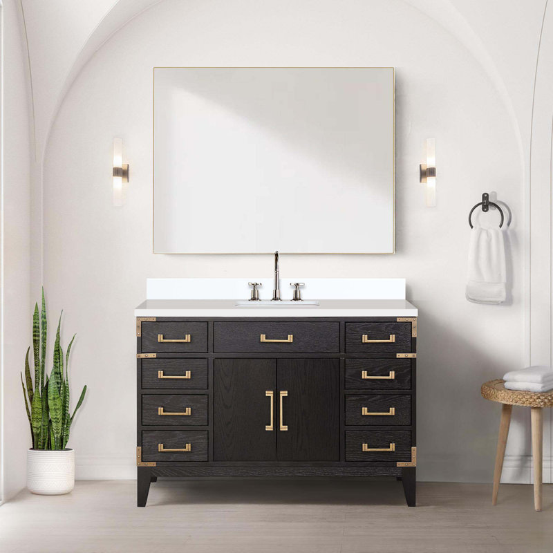 Single Bath Vanity With Top