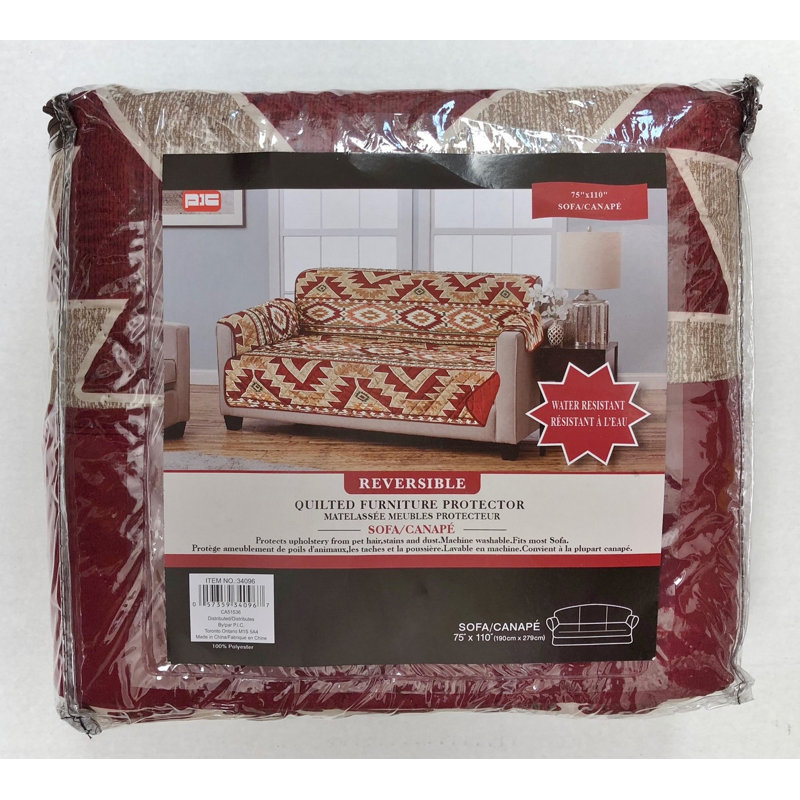 Housse pour canapé à coussins de boîte protector