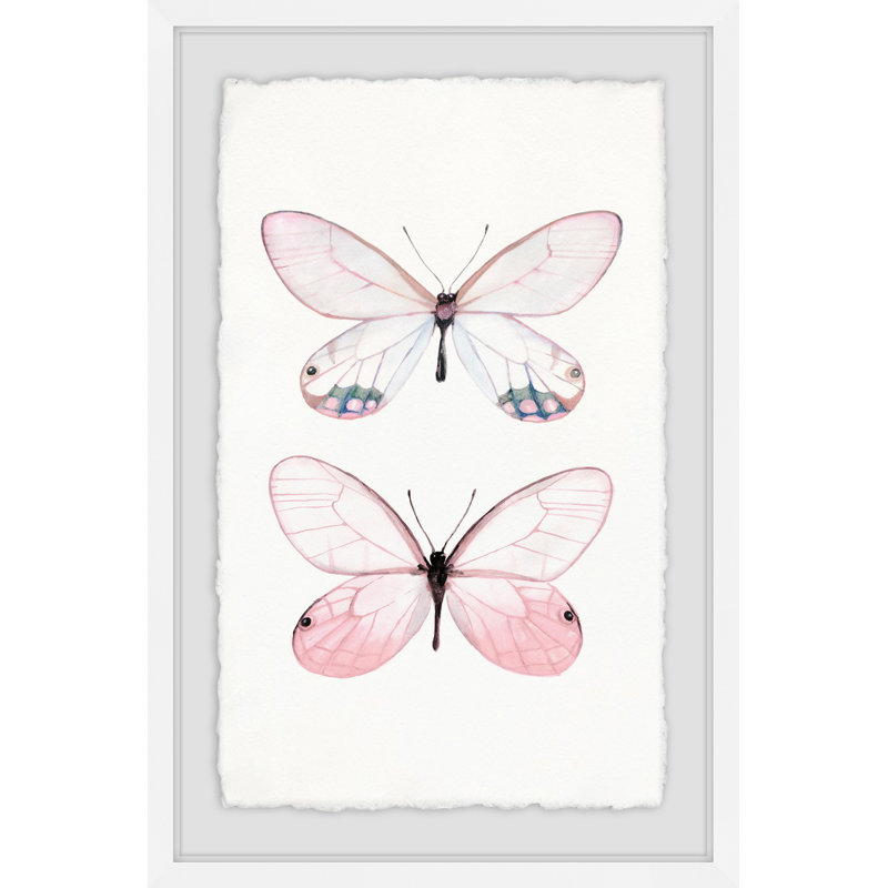 Pink Pair - Single Picture Frame Print, 45cm H x 30cm W