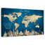Carte du monde personnalisée avec punaises personnalisées-516381574-516427379