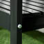 Chaise de jardin rustique Black Garden