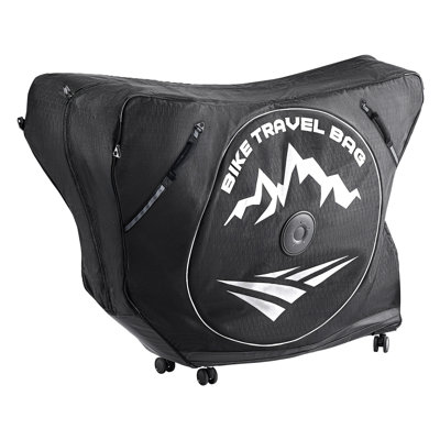 Sac de transport pour vélo Triathlon, sac de transport pour transport de vélos avec verrou TSA et double fermeture à glissière, étui à vélo Triathlon Empattement de 42 po pour le transport, l'utilisation à l'extérieur et le train