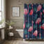 Rideau de douche standard 1 pièce Noir Flamingo-1868474020