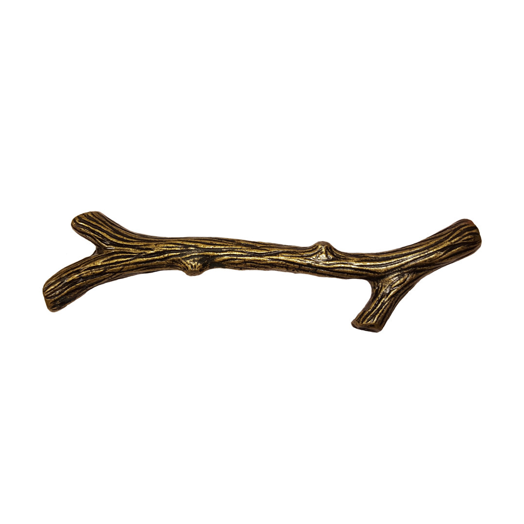 Large Twig 6" Center to Center Novelty Pull Buck Snort Lodge 