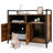 Edgware Large Litter Box Enclosure Cat Wooden Storage Cabinet With 2 Doors-1993372133