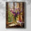Reproduction encadrée FLORAL Series DCCXC - bois massif-1301097378