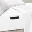 Couette et drap jaunes - Taille double, motif botanique moderne, rembourrage inclus