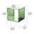 Samuelsson Acrylic Side Table, Nightstand Bedside Table-1673783694