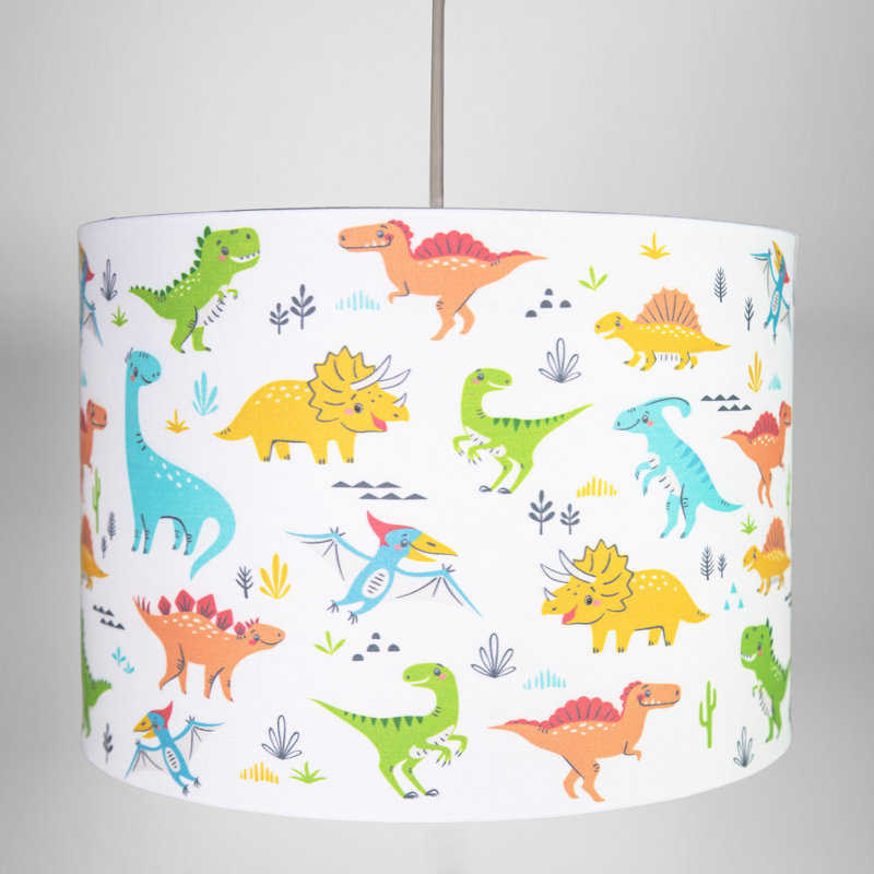 Modern and Colourful Childrens Fabric Lamp Shade