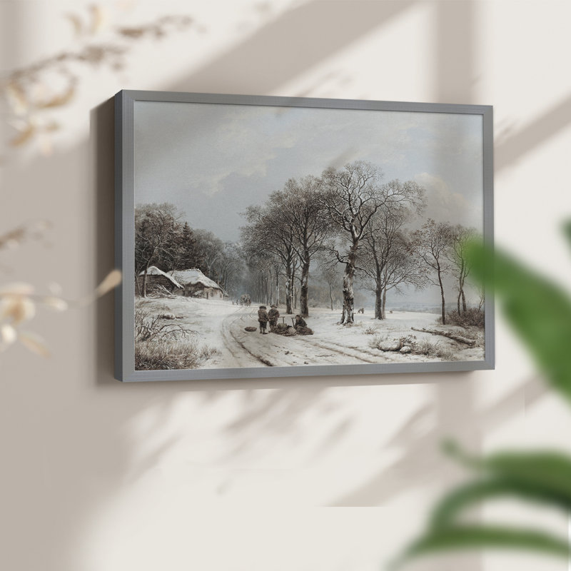 Paysages rétro-CCX - reproduction encadrée, H 8 po x l 10 po, Gris