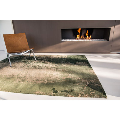 Elwell Abstract Hand Woven Area Rug