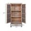 Armoire de rangement haute, armoire de buffet, armoire à deux portes et tiroir