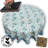 Block Print Floral Cotton Round Tablecloth-854460999