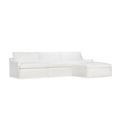 Wrenley 4-Piece Slipcovered Modular Sectional