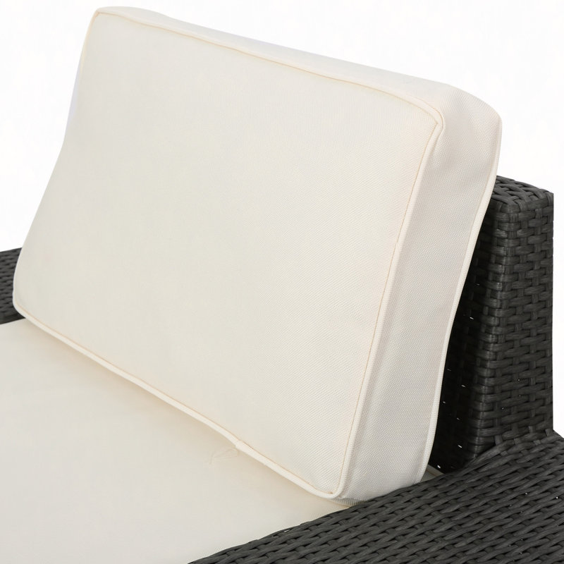 Fauteuils Cruz (gauche et droite), White Cushion/Gray Frame