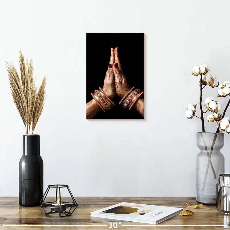 Adella Namaste Mudra Hands, 12" H x 8" W