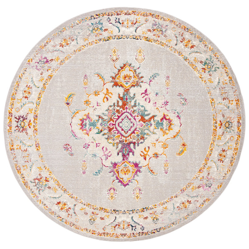 Haneul Performance Oriental Rug, Round 7'