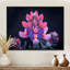 Rose, noir, noir, lune, bleu, Bonnets - Blue Bonnets, impression d'art mural-1279520653-1279520650