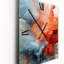 Horloge murale moderne à encre liquide Abstraction Blue I-99636880