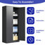 Armoire de rangement en métal 71 "H-452816644
