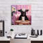  «Snack Time» par Lucia Heffernan, art mural sur toile, 18 po x 18 po