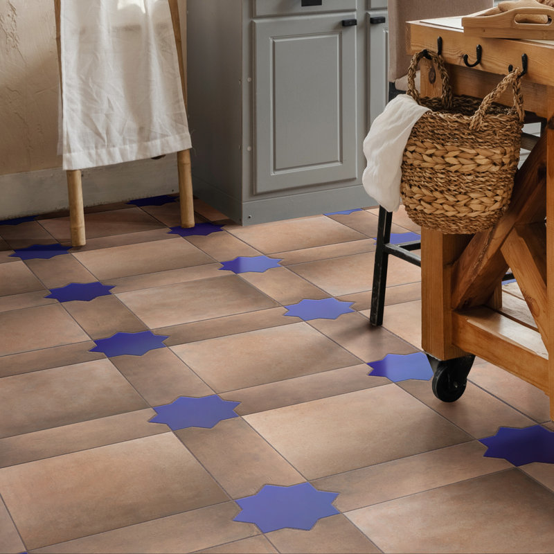 Argile Losanga 7 In. X 17-5/8 In. Porcelain Floor And Wall Tile