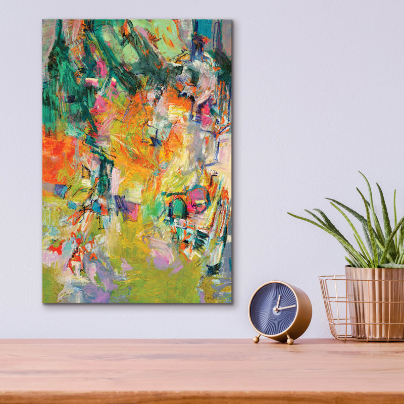  'Syncopation 3' by Dorothy Fagan Acrylic Glass Wall Art, 12" x 16"