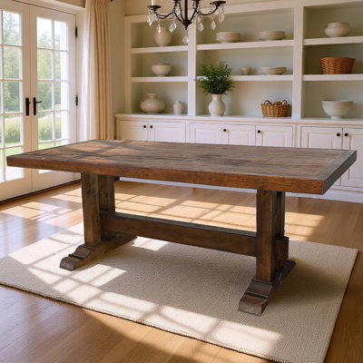 Khosrow Pine Solid Wood Dining Table