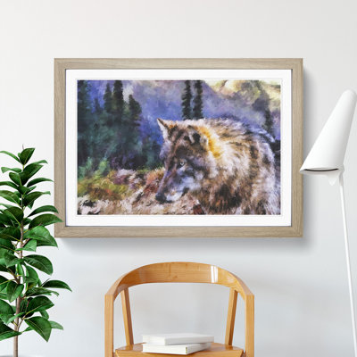 Abstract Wolf Vol.4 - Picture Frame Graphic Art