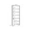 Lanham 220.7cm H Standard Bookcase-858783138-858783139