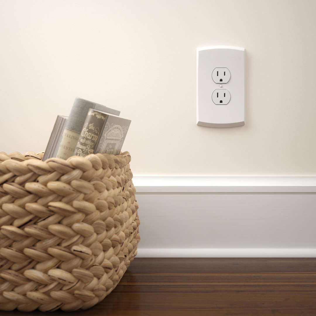 Franklin Brass Soft Arch 1-Gang Oversized Duplex/Outlet Cover Wall Plate (Set of 3) Franklin Brass