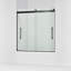Levity Plus Less Sliding Bath Door, 61-9/16 In. H X 56-5/8 - 59-5/8 In. W, With 5/16 In.-Thick Crystal Clear Glass-168319133