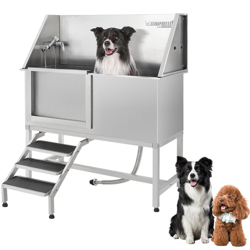 146cm H x 127cm W x 46.4cm D Grooming Tub