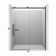 56"-60"W x 76" H Reversible Frameless Single Sliding Shower Door With 3/8"Clear Tempered Glass