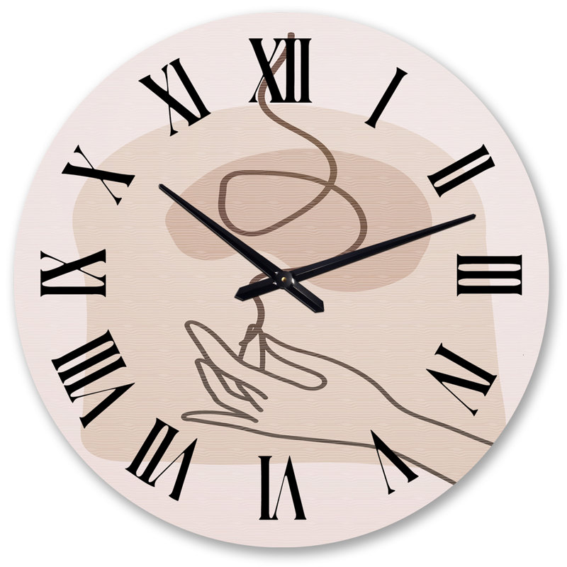 Horloge murale Organic Boho, Grand