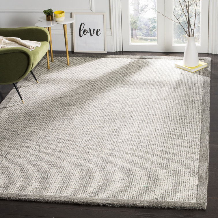 Tapis beige en laine touffeté à la main Furman