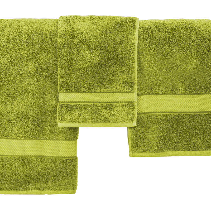 Yogik Premium Luxury  6 Piece 100% Cotton Towel Set 600GSM , Green