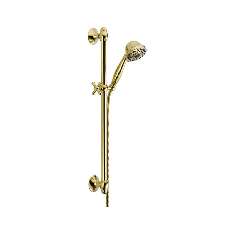 7-Spray Hand Shower with Slide Bar, Handheld Shower Head, Slide Bar Hand Shower