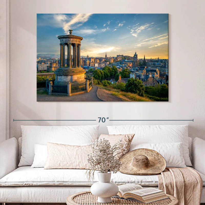Lilie Edinburgh de Calton Hill, H 34 po x l 51 po