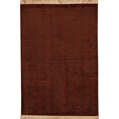 Hand-Knotted High-Quality Red Area Rug