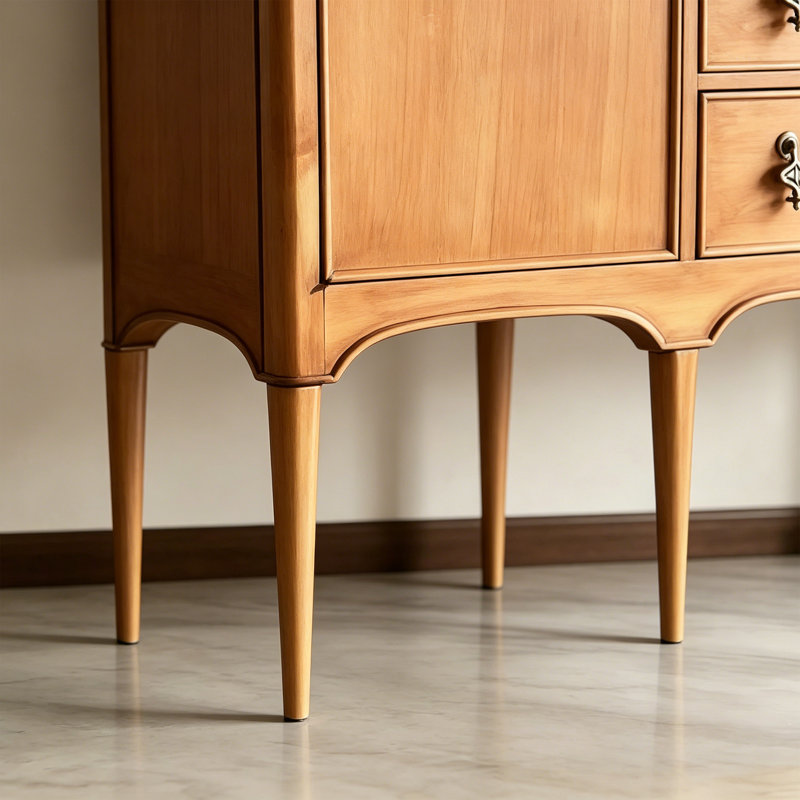 Retro simple and light luxury sideboard