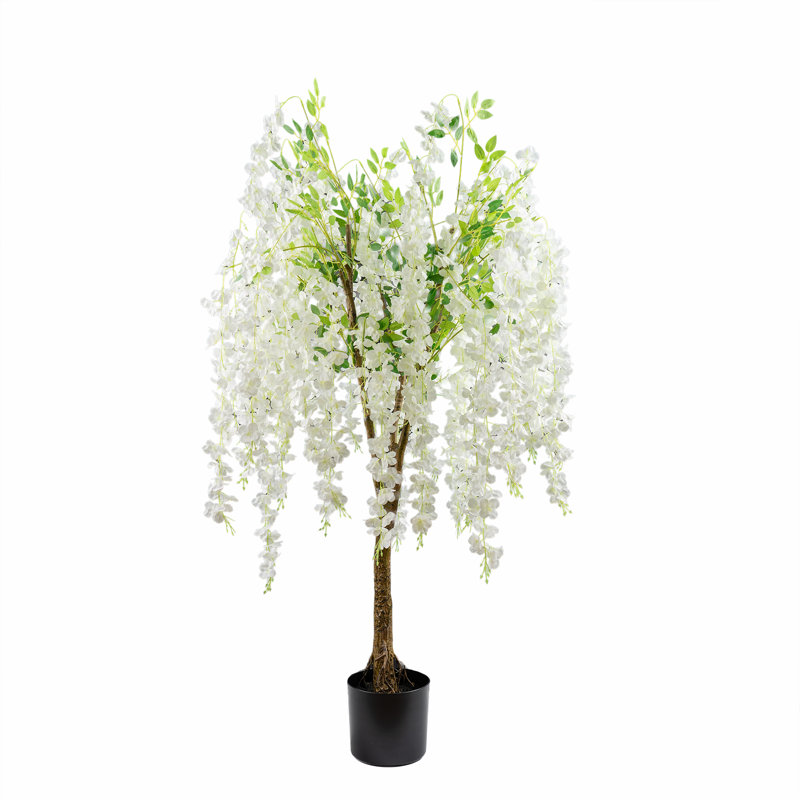 150cm Faux Cream Wisteria Tree