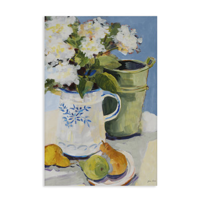 «Pitcher of Flowers Still Life», toile par Jane Slivka