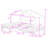 3 Drawers Twin Wooden L-Shaped House Platform Bed-787086426