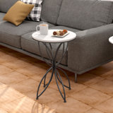 Crosley Stone Top End Table