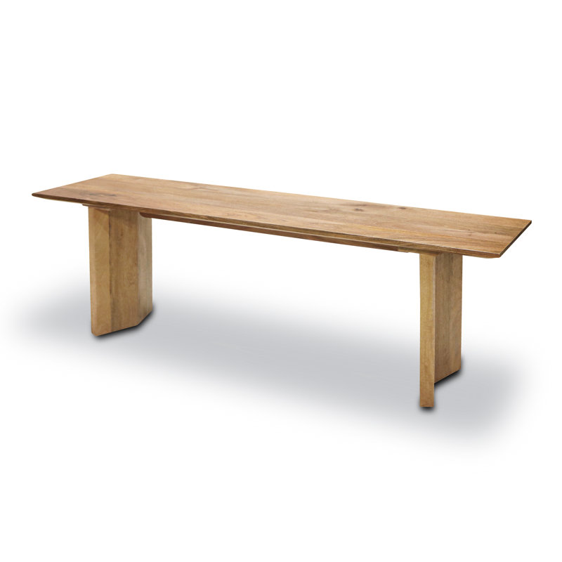 Ludwig 55" Mango Wood Bench In Natural