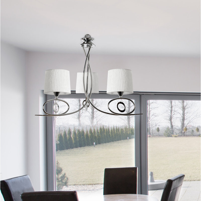 Buckland 3 - Light Shaded Chandelier