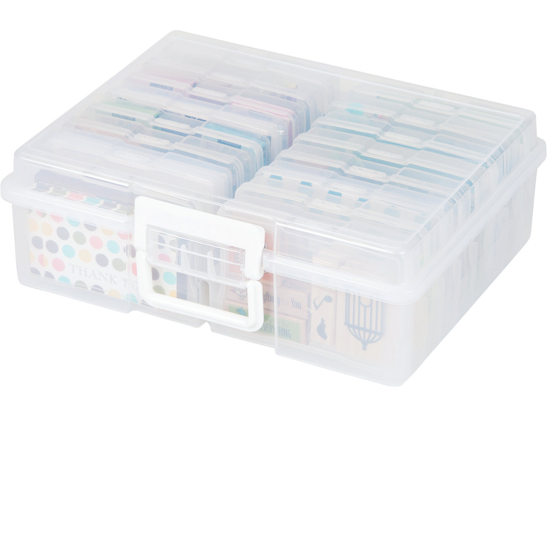 Extra Large Photo Plastic Art Carrying Case IRIS USA, Inc. Pack Size (Buy More, Save More!): 1 Bin Save More!): 1 Bin